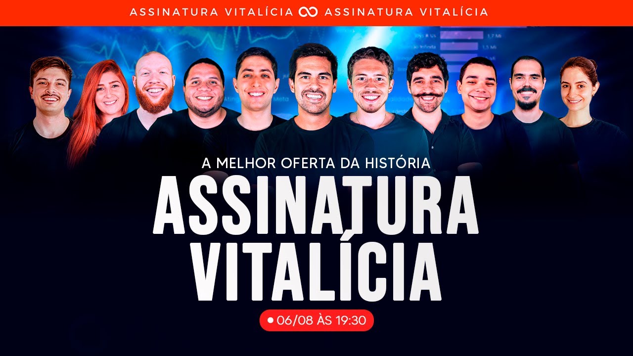 Assinatura Vitalícia Hashtag