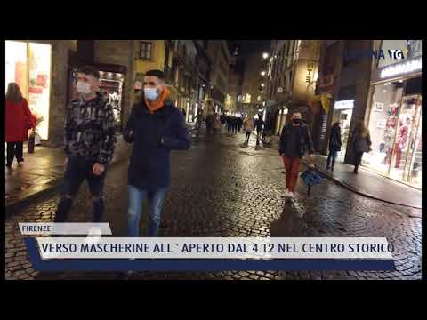 2021-11-26 FIRENZE - VERSO MASCHERINE ALL'APERTO DAL 4 12 NEL CENTRO STORICO