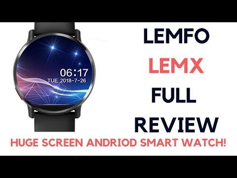 LEMFO LEM X 4G SMART WATCH REVIEW | BIG SCREEN = MUST BUY?