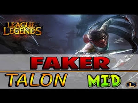 SKT T1 FAKER TALON VS JAYCE MID LANE CARRY CHALLENGER KOREA PATCH 7.1 LEAGUE OF LEGENDS