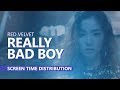 RED VELVET 레드벨벳 - RBB (Really Bad Boy) complete MV | Screen Time Distribution RED VELVET 레드벨벳 - RBB (Really Bad Boy) complete MV | Screen Time Distribution