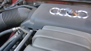 Как заменить и проверить на Audi A6 Датчик температуры ОЖ