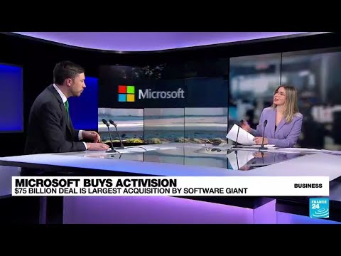 The winners and losers of Microsoft's $75bn deal to buy Activision Blizzard • FRANCE 24 English