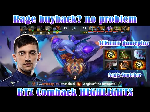 RTZ Anti-mage Comeback | HIGHLIGHTS | HD |
