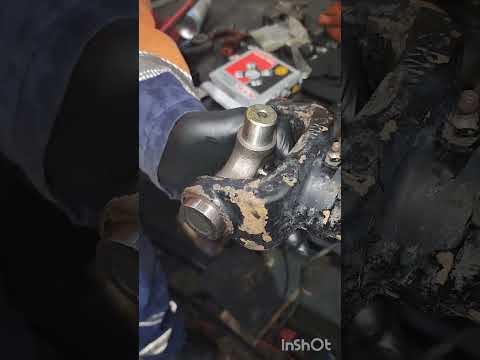 how to replace drive shaft universal joint# truck heavy diesel work mechanical work short videos