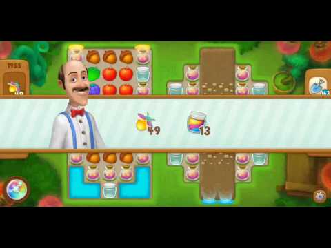 Gardenscapes Level 1955 Walkthrough "No Boosters Used"