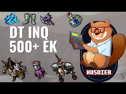 DT Inqusition | 4 kk/h raw | 1.2 kk/h profit | 500+ Knight | Tibia Hunting Guide
