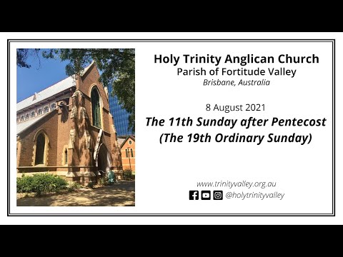 20210808 Ante-Communion for the 11th Sunday after Pentecost