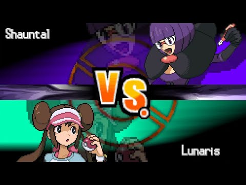 Pokemon Volt White 2 Redux Vs Elite Four Shauntal