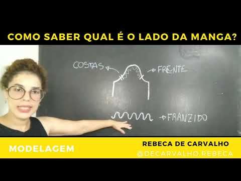 Como identificar frente e costas da manga? || Rebeca de Carvalho