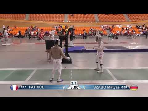 European Championships 2023 SMS - L8 - Sebastien Patrice FRA v Matyas Szabo GER