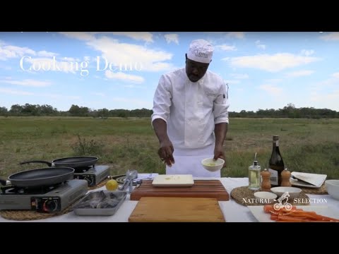Cooking demo by Khwai Private Reserve chef