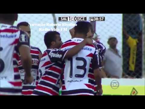 Salgueiro 1x1 Santa Cruz - Nar. Roberto Rivelino, Rádio Vida FM - Pernambucano 2014