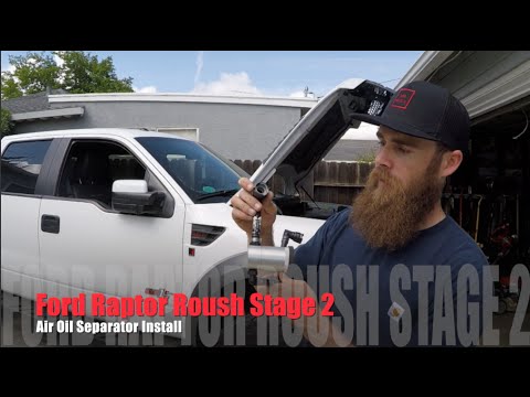 Ford Raptor Air Oil Seperator Install