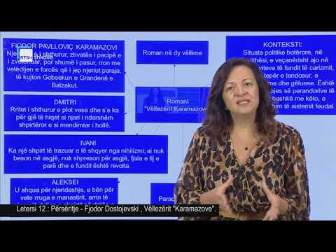 Letersi 12 - Përsëritje: Fjodor Dostojevski , Vëllezërit "Karamazove"
