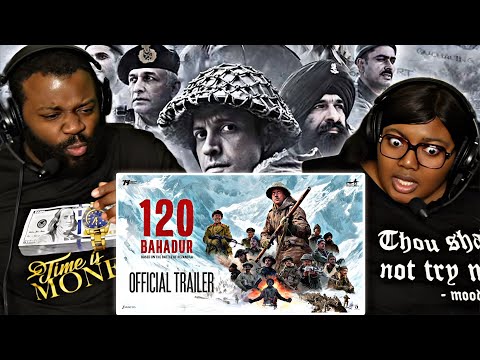 120 Bahadur | Official Trailer | Farhan Akhtar | Raashii Khanna REACTION 🧑🏾‍💻‼️