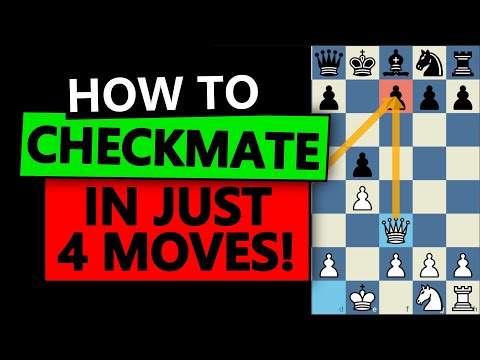 How to checkmate in 4 moves! (Scholar's Mate)