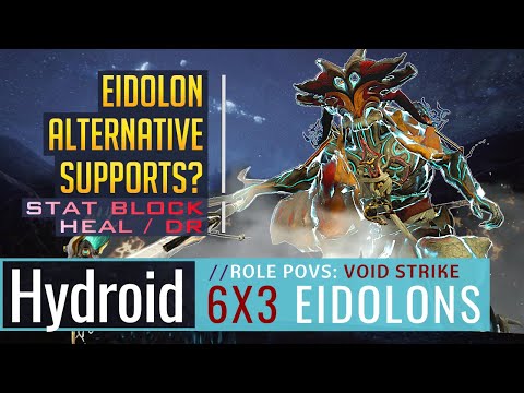 Warframe | Eidolons | 6x3 VS Hydroid PoV | 6 Hydrolysts Captured