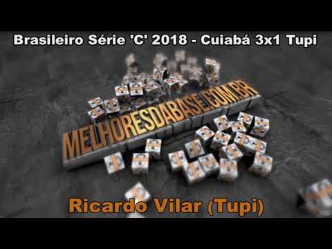 Sequência de defesas do Goleiro Ricardo Vilar do Tupi contra o Cuiabá