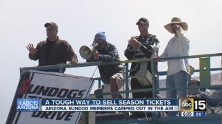 A tough way to  sell season tickets