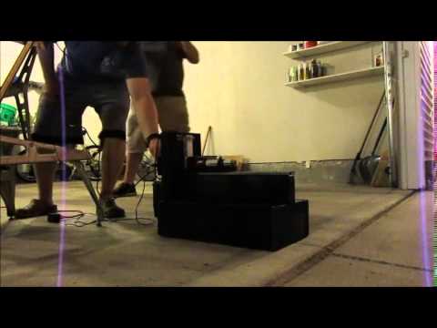 Model Rocket Engine Test Stand--First Test