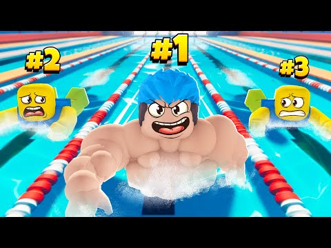 BAWAL MALUNOD KASI PABILISAN MAG SWIMMING! | Roblox | Swim League