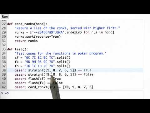 Straight And Flush Design of Computer Programs