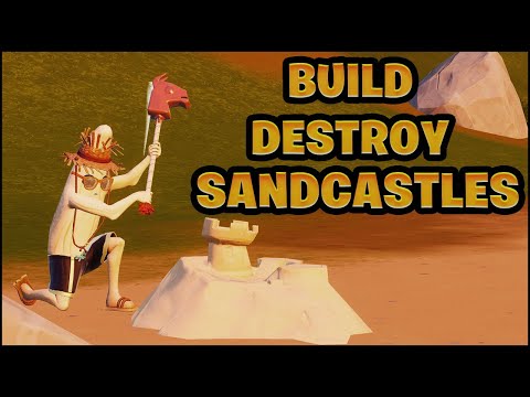Build Sandcastles / Destroy Sandcastles Fortnite (All locations!)