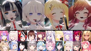 홀로 카운트다운 라이브 아워 타임 옐로(アワータイムイエロー / HOUR TIME yellow) 멤버 반응 모음 (26년) [홀로라이브 / ReGLOSS]