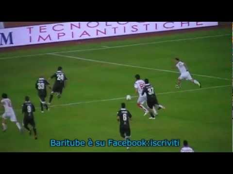 Bari - Grosseto 1-1 Galano goal pallonetto SPETTACOLO 06 04 2012.mpg
