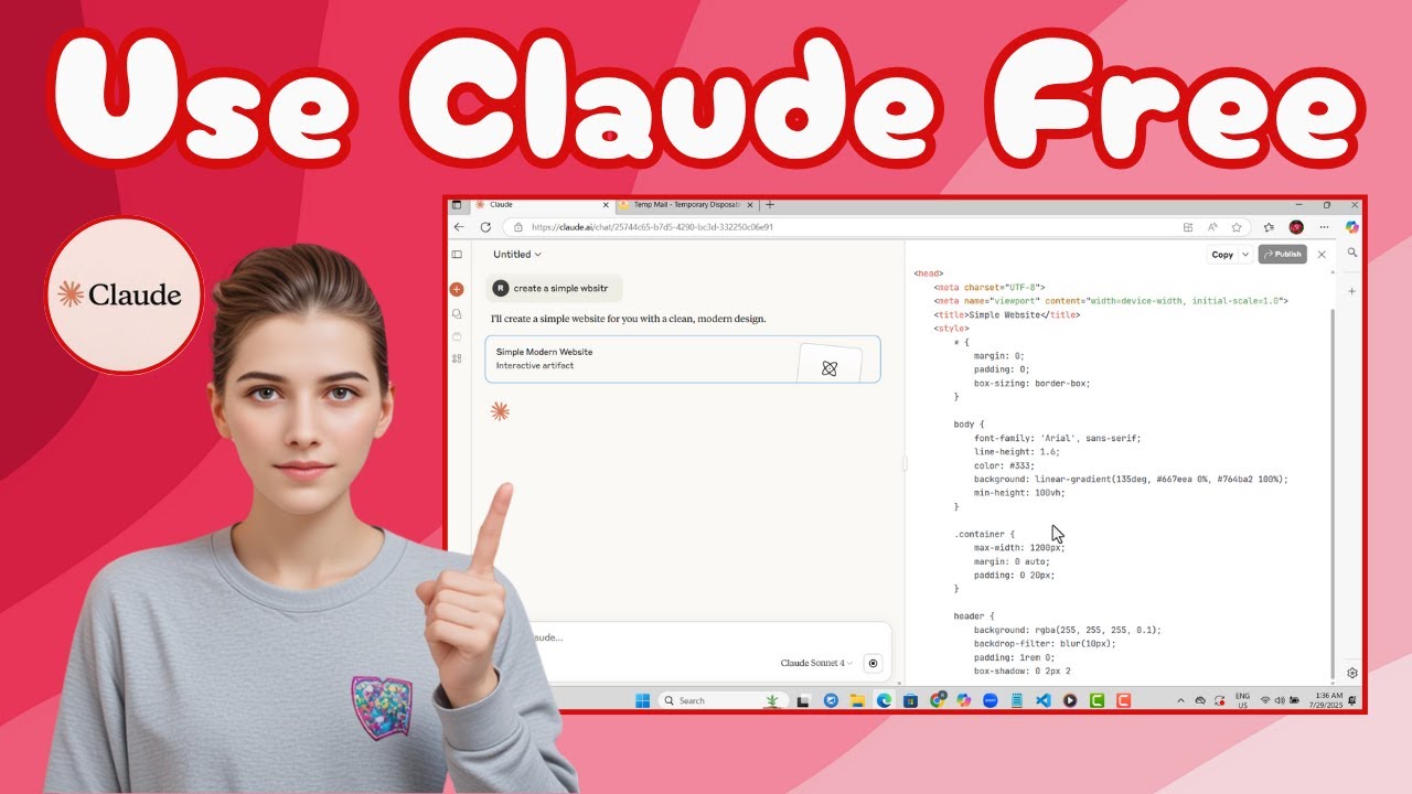 How To Sign Up & Use Claude.ai For FREE | Step-by-Step Guide