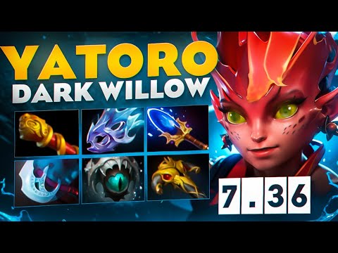НОВАЯ КЕРИ ДАРК ВИЛЛОУ В ТЯЖЕЛОЙ ИГРЕ ОТ YATORO🔥| Dark Willow 7.36a