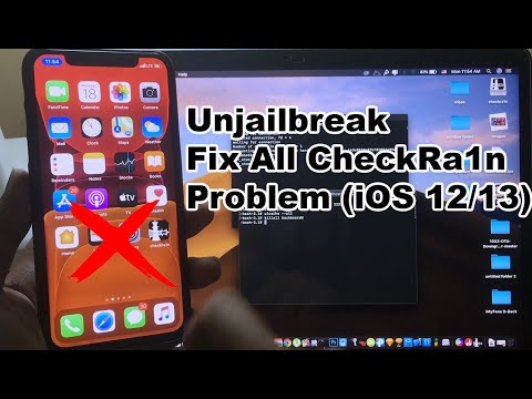 Completely Unjailbreak & Fix All CheckRa1n Problem (iOS 12.3 Up To iOS 13)