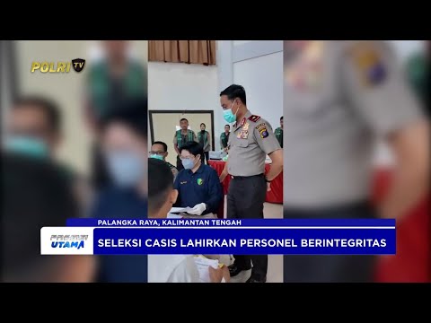 POLDA KALTENG MENGGELAR TES RIKKES BAGI 150 PESERTA CALON BINTARA BRIMOB POLRI