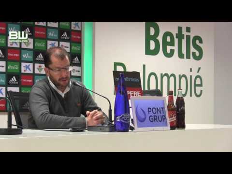 Rueda de prensa JJ Romero - Jornada 28-  Betis B - Guadalcacín