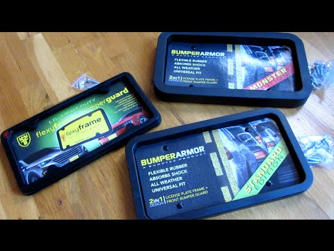 FlexyFrame vs Bumper Armor License Plate Bumper Guard Review | License Plate Protector