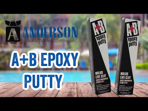 Part of a video titled How to Use A+B Epoxy Putty | Pool & Spa Repair - YouTube