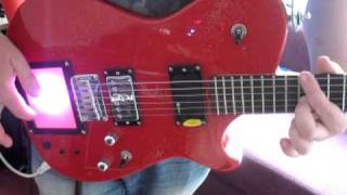 Video thumbnail for Manson guitar MB1 kaoss + sustainer by musecasters