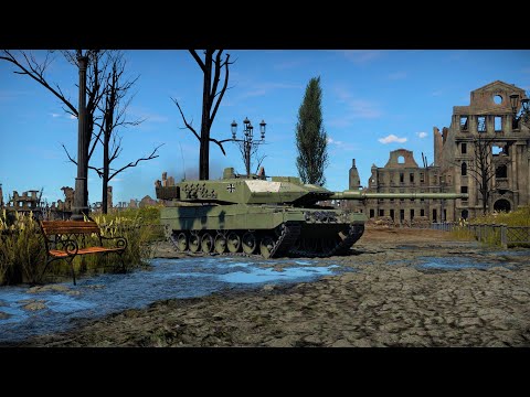 Spading Leopard 2A6 (6) - Leopard 2A6 & 2A5 Gameplay || War Thunder
