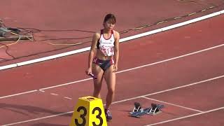 第41回北九州陸上カーニバル 一般女子4×100mリレー 決勝 市立船橋高校、神戸山手女子高校、共愛学園高校