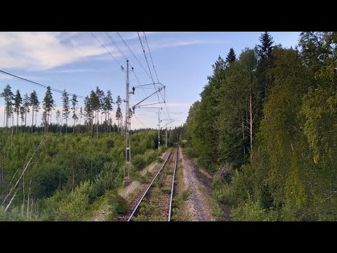 Frövi-Borlänge via Silverhöjden från förarplats / Cabinerit / Führerstandsmitfahrt