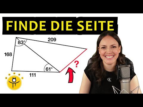Sinussatz und Kosinussatz anwenden – Winkel und Seiten berechnen