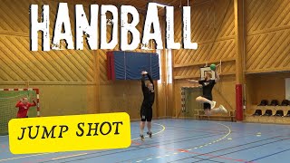 Improve The Jump Shot in Handball | Back Court Players Training