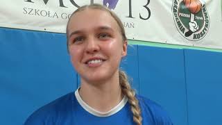 Młodziutka Zuzanna Winkel w nowym sezonie może być ważną postacią w zespole koszykarek MUKS Poznań