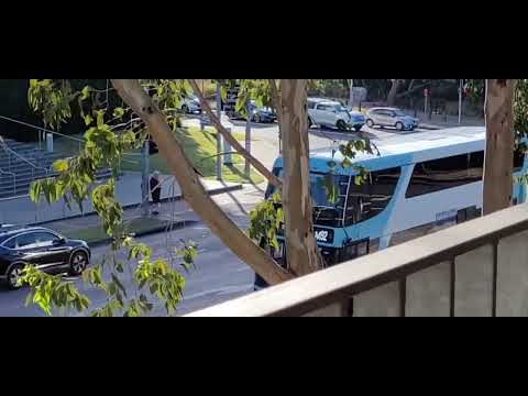 Transdev (Menai) m/o 6716 Bustech CDI Cummins ISL bus passing by.