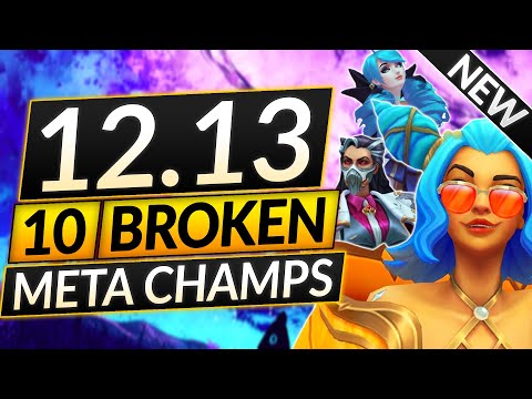 NEW UPDATED 10 BEST Champions of EVERY Role - PATCH 12.13 META - LoL Update Guide