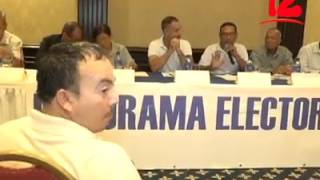 Conferencia de Prensa/Primer informe Proceso Pre Electoral Elecciones Municipales 2017