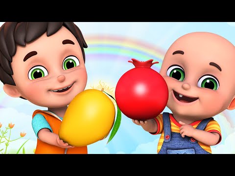 हाँ हाँ मीठे फल गीत (Yes Yes Fruits Song) - Hindi Rhymes For Children | Jugnu Kids hindi