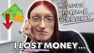 2022 Yearly Income Report: How I lost $653.54 in my business last year!