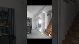 งานกั้นห้องระหว่างครัวกับตัวบ้าน